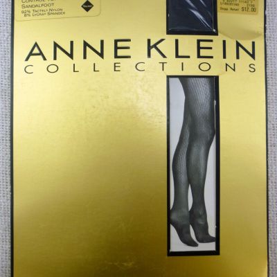 Vintage ANNEKLEIN Style 967 True Black Size B Pantyhose
